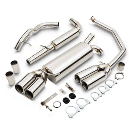 2.5″ Bore Throughout With Quad 3.5″ Tailpipes