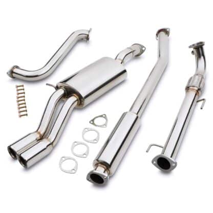 Designed to directly replace the original system from the catalytic converter backwards