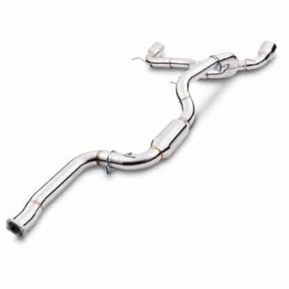 3″ bore with twin tailpipes