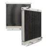 Twin channel aluminium core will achieve up to 30% greater cooling capacity than the standard item