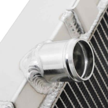 Twin channel aluminium core will achieve up to 30% greater cooling capacity than the standard item