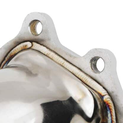 3″ (76mm) bore all the way through for optimum exhaust gas flow.