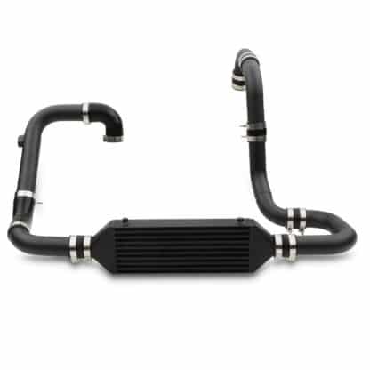High flowing handmade end tanks and black aluminium pipework