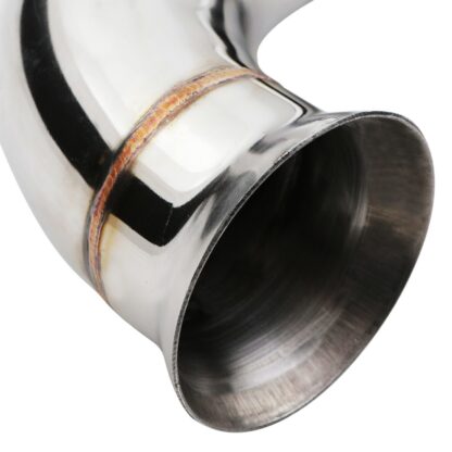 replaces the more restrictive OEM downpipe with a more free flowing pipe. With a built in sports cat