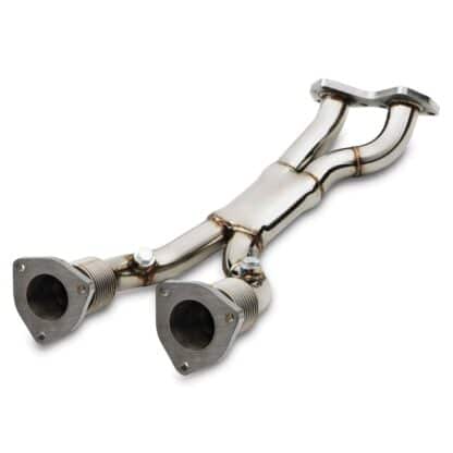 Gravity Performance Downpipes instantly increase power by allowing exhaust gasses to exit the vehicle quicker. Our Downpipes are designed to be direct replacements for OEM downpipes
