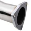 Built in flexi joints reducing strain on the exhaust