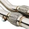 Designed with 2 x flexi’s reducing strain on the exhaust system
