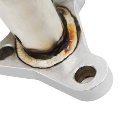 Designed with maximum gas flow in mind for decreased turbo spool times