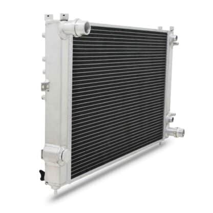 Twin aluminium core will achieve up to 30% more cooling capability than the standard radiator