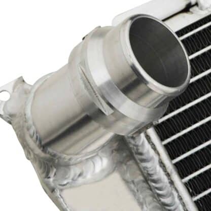 high pressure caps and polished end tanks they provide not only more efficient cooling but provide a great visual upgrade for all engine bays.