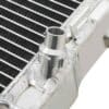 Polished alloy and TIG welded for strength and long lasting durability