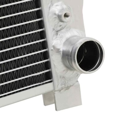 Twin aluminium core will achieve up to 30% more cooling capability than the standard radiator