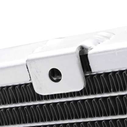 Twin aluminium core will achieve up to 30% more cooling capability than the standard radiator