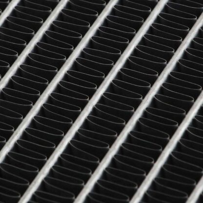 Twin core aluminium radiator will achieve up to 30% greater cooling capability over the OEM item