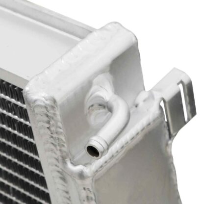 Twin aluminium core will achieve up to 30% more cooling capability than the standard radiator