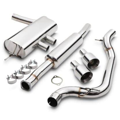 4.5″ Tailpipes designed to fit the oem rear valance
