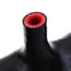 5mm wall thickness reinforced with 4 polyester / nomex mesh layers to withstand higher pressures than the original rubber hose