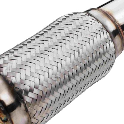 Larger bore than the OEM to increase exhaust flow