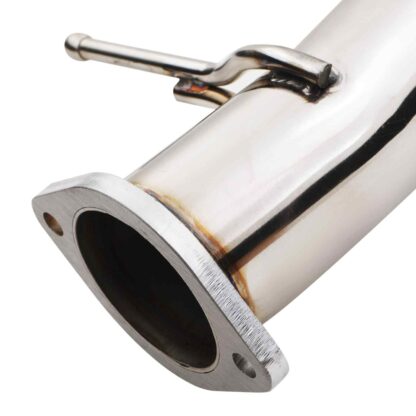 3″ Bore for maximum exhaust flow but resonated to limit noise levels