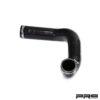 This enlarged cold side pipe made from silicone is an upgrade for our AIRTEC Motorsport big boost pipe kit.It replaces the cold side aluminium hard pipe and silicone connectors with a single piece