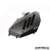 we chose to utilise the original BMW air box bases with enlarged