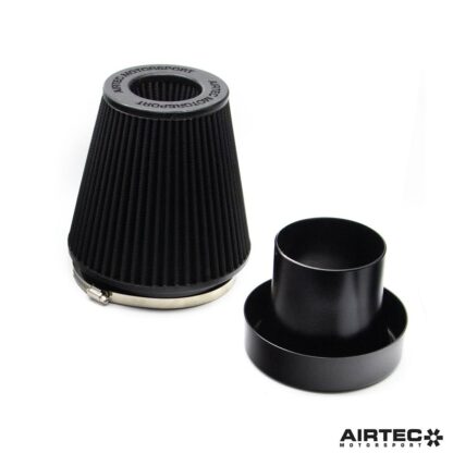 Gain power and loud waste gate chatter noise.Large cotton designed filter with specifically machined alloy trumpets for GT Turbos with 102mm