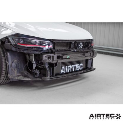 freer-flowing intercooler that is a direct replacement for the smaller and more restrictive OEM item.Our solution to increasing the intercooler’s size and performance within the confines of the limited space behind the bumper is based upon a stepped core design. This offers an increase in overall capacity in comparison to the original intercooler