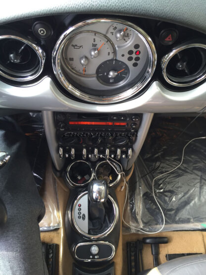 Chromiumtech 04-06 MINI Cooper / Cooper S / ONE Chrome Dashboard Interior Dial Kit