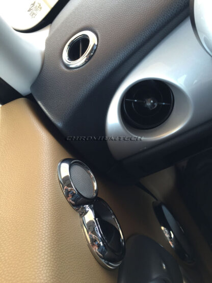 Chromiumtech 04-06 MINI Cooper / Cooper S / ONE Chrome Dashboard Interior Dial Kit