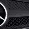Chromiumtech 2007-2011 Mercedes W204 C-Class Matte Black SPORT Grille AMG Style
