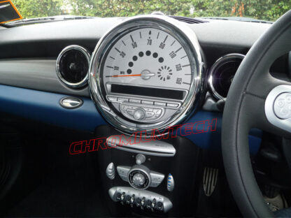 R57) Chrome Dashboard Interior Dial Kit