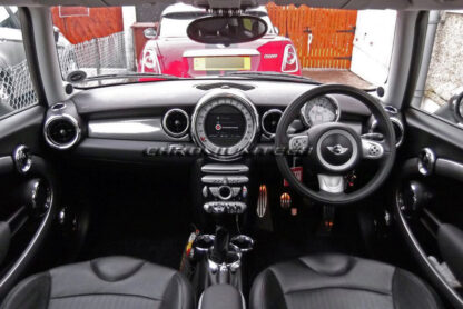 R57) Chrome Dashboard Interior Dial Kit
