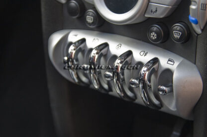 R57) Chrome Dashboard Interior Dial Kit