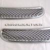 Chromiumtech 2001-2006 MK1 MINI Cooper/S/ONE R50 R52 R53 Chrome Bonnet Pollen Hood Air Vent Scoop Cover