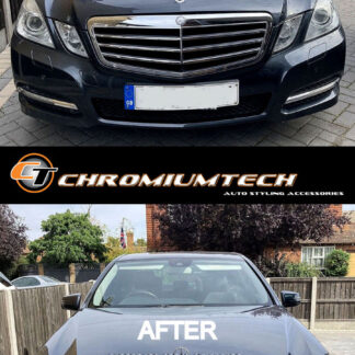 Chromiumtech 2009-2013 Mercedes W212 E-Class Saloon and Estate Pre-Facelift Models Black Chrome Grille