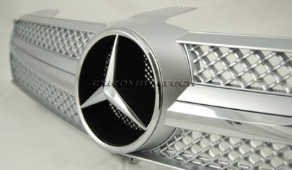 Chromiumtech 2004-2008 MERCEDES CLS Class W219 Black/Chrome or SILVER/Chrome GRILLE (SL LOOK)