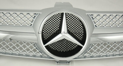 Chromiumtech 2004-2008 MERCEDES CLS Class W219 Black/Chrome or SILVER/Chrome GRILLE (SL LOOK)