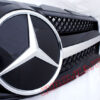 Chromiumtech 2002-2006 Pre-Facelift Mercedes R230 Silver/ Black CHROME Grille SL-Class - 1 Slat