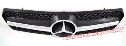 Chromiumtech 00-06 Mercedes CL Class W215 Black/ Chrome Grille