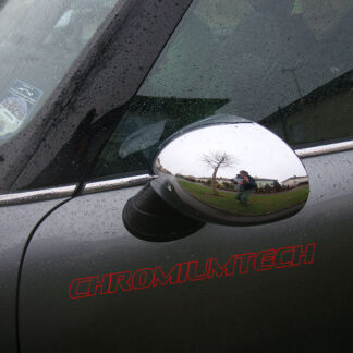 Chromiumtech Chrome Mirror Covers for MK2 MINI Cooper/ONE/Cooper S Hatch/Convertible/Countryman/Clubman/Coupe/Roadster (for electric power folding mirrors)