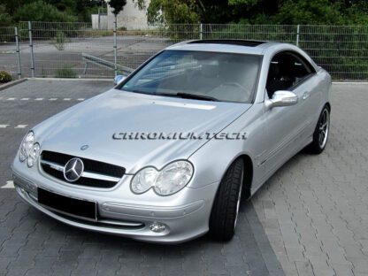 Chromiumtech 03-09 Mercedes W209 CLK Black/CHROME Grille (SL LOOK)