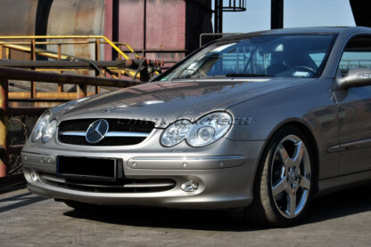 Chromiumtech 03-09 Mercedes W209 CLK Black/CHROME Grille (SL LOOK)