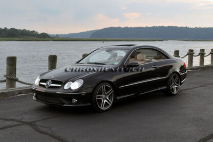 Chromiumtech 03-09 Mercedes W209 CLK Black/CHROME Grille (SL LOOK)