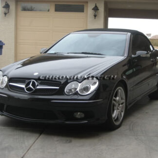 Chromiumtech 03-09 Mercedes W209 CLK Black/CHROME Grille (SL LOOK)