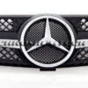 Chromiumtech 03-09 Mercedes W209 CLK Black/CHROME Grille (SL LOOK)
