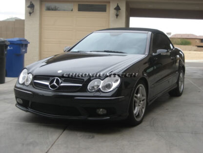 Chromiumtech 03-09 Mercedes W209 CLK Black/CHROME Grille (SL LOOK)