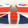 Chromiumtech 04+ MINI Interior Rear View Mirror Cover (Union Jack) - for manual anti-dazzle mirror