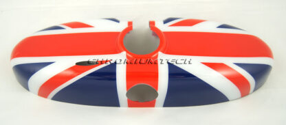 Chromiumtech 04+ MINI Interior Rear View Mirror Cover (Union Jack) - for manual anti-dazzle mirror