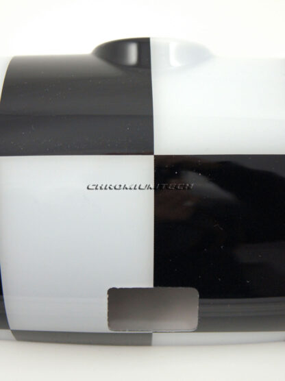 Chromiumtech 01-03 MINI Interior Rear View Mirror Cover (Chequered) - for manual anti-dazzle mirror