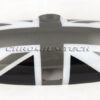 Chromiumtech 01-03 MINI Interior Rear View Mirror Cover (Black Union Jack) - for manual anti-dazzle mirror